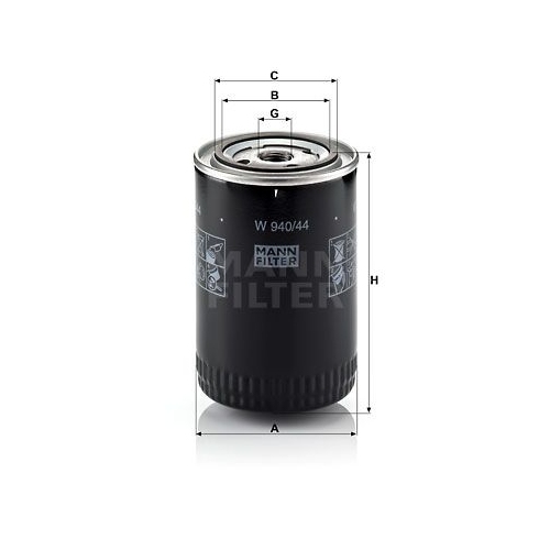 &Ouml;lfilter MANN-FILTER W 940/44 f&uuml;r VAG STEYR MOTORS
