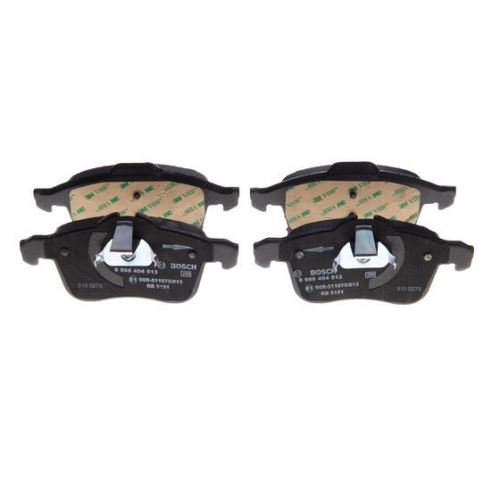 Bremsbelagsatz, Scheibenbremse BOSCH 0 986 494 513 f&uuml;r OPEL SAAB VAUXHALL HOLDEN