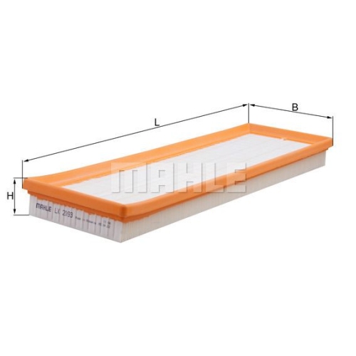 Luftfilter KNECHT LX 2093 f&uuml;r VAG