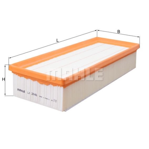 Luftfilter KNECHT LX 2046 f&uuml;r VAG