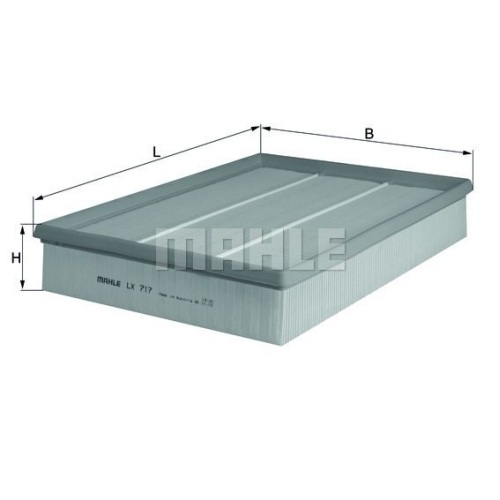 Luftfilter KNECHT LX 717 f&uuml;r GMC VOLVO