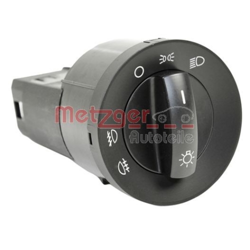 Schalter, Hauptlicht METZGER 0916404 f&uuml;r VAG
