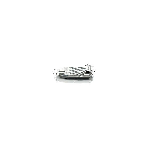 Hydraulikfilter, Automatikgetriebe MANN-FILTER H 2014 x KIT f&uuml;r MERCEDES-BENZ