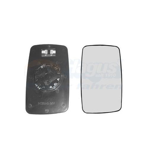 Spiegelglas, Au&szlig;enspiegel VAN WEZEL 3075862 * HAGUS * f&uuml;r MERCEDES-BENZ, rechts