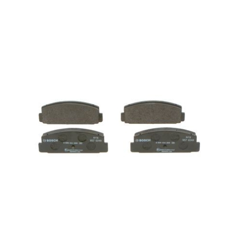 Bremsbelagsatz, Scheibenbremse BOSCH 0 986 424 295 f&uuml;r MAZDA, Hinterachse