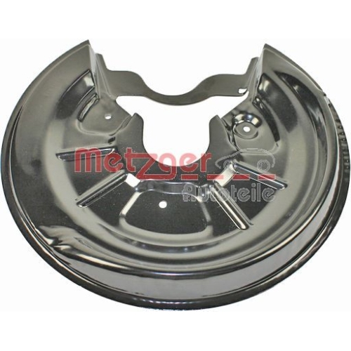 Spritzblech, Bremsscheibe METZGER 6115003 f&uuml;r VAG, Hinterachse links