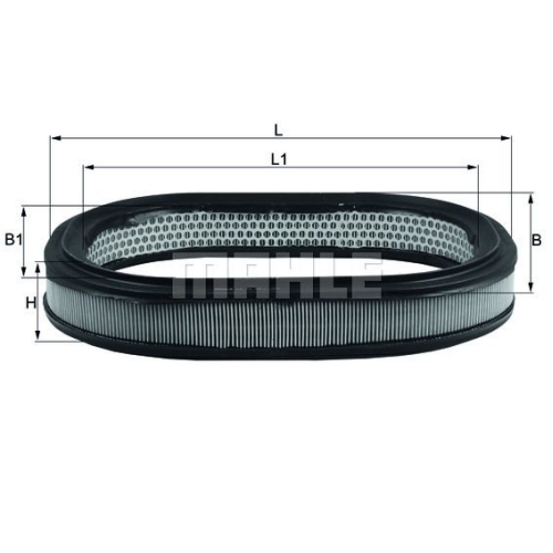 Luftfilter KNECHT LX 78 f&uuml;r FORD GMC