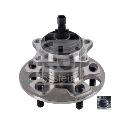 Febi Bilstein 31687 Radlagersatz mit Radnabe und ABS-Sensor , 1 St&uuml;ck