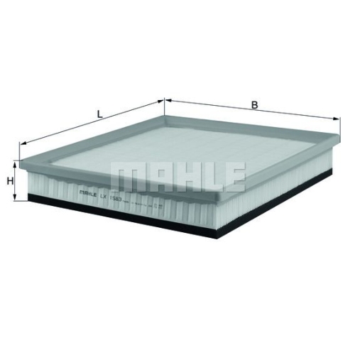 Luftfilter KNECHT LX 1583 f&uuml;r GMC NISSAN OPEL RENAULT VAUXHALL