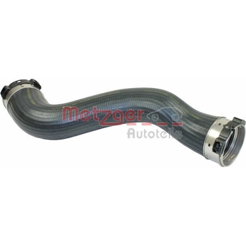 Ladeluftschlauch METZGER 2400267 f&uuml;r MERCEDES-BENZ, Ladeluftk&uuml;hler, links