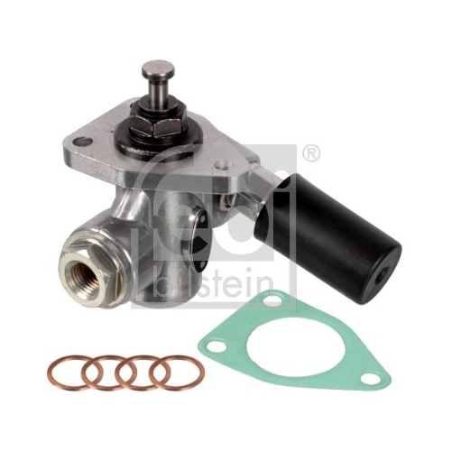 Febi Bilstein 23027 Kraftstoffhandpumpe mit Kraftstoffvorfilter und Dichtungen, 1 St&uuml;ck