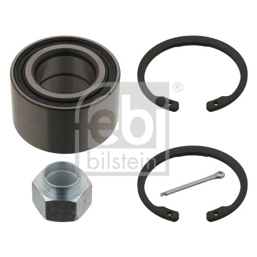 Febi Bilstein 31690 Radlagersatz mit Achsmutter, Sicherungsringen und Splint , 1 St&uuml;ck