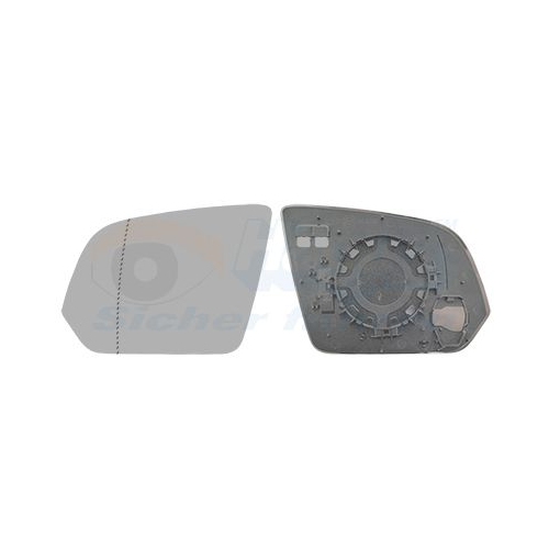 Spiegelglas, Au&szlig;enspiegel VAN WEZEL 3082831 * HAGUS * f&uuml;r MERCEDES-BENZ, links