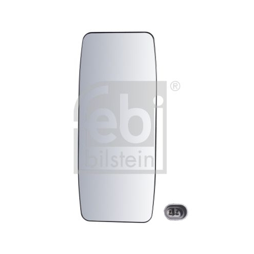 Febi Bilstein 102075 Spiegelglas f&uuml;r Hauptspiegel , 1 St&uuml;ck
