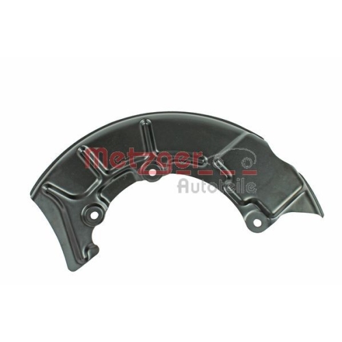 Spritzblech, Bremsscheibe METZGER 6115020 f&uuml;r VAG, Vorderachse links
