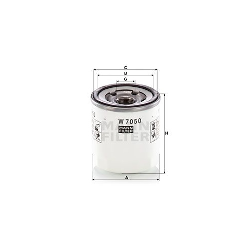 &Ouml;lfilter MANN-FILTER W 7050 f&uuml;r CITRO&Euml;N FIAT FORD PEUGEOT LAND ROVER