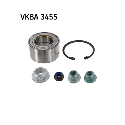 Radlagersatz SKF VKBA 3455 f&uuml;r AUDI MAZDA SEAT SKODA VW KIA, Hinterachse