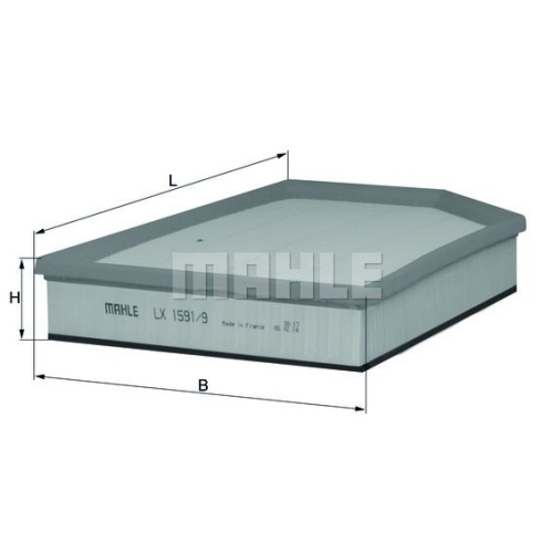 Luftfilter KNECHT LX 1591/9 f&uuml;r VOLVO