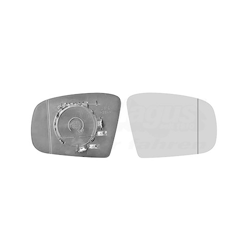 Spiegelglas, Au&szlig;enspiegel VAN WEZEL 3086838 * HAGUS * f&uuml;r MERCEDES-BENZ, rechts