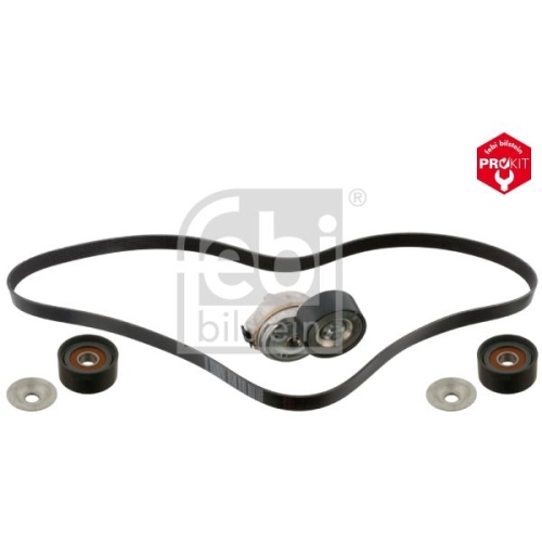 Febi Bilstein 45967 Keilrippenriemensatz mit Riemenspanner und Umlenkrollen 8 Rippenanzahl, , 1 St&uuml;ck