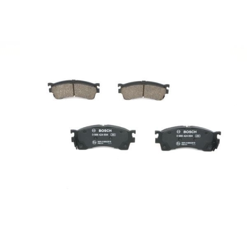 Bremsbelagsatz, Scheibenbremse BOSCH 0 986 424 694 f&uuml;r FORD MAZDA, Vorderachse