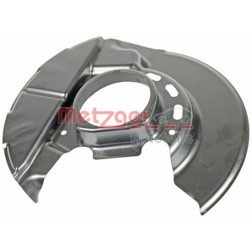 Spritzblech, Bremsscheibe METZGER 6115035 f&uuml;r BMW, Vorderachse links