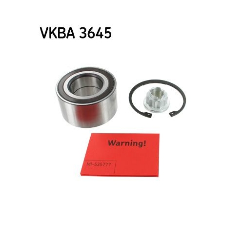 Radlagersatz SKF VKBA 3645 f&uuml;r AUDI PORSCHE VW, Hinterachse, Vorderachse