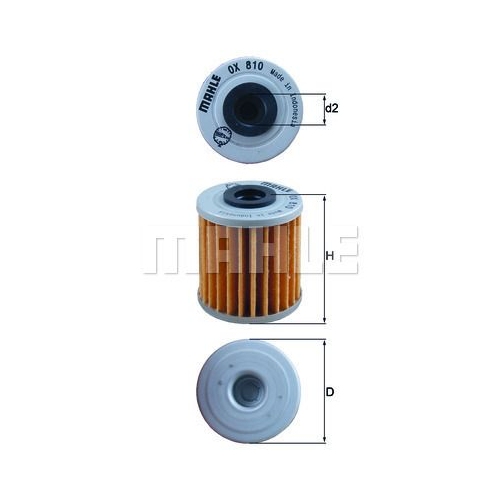 &Ouml;lfilter KNECHT OX 810 f&uuml;r SUZUKI KAWASAKI MOTORCYCLES