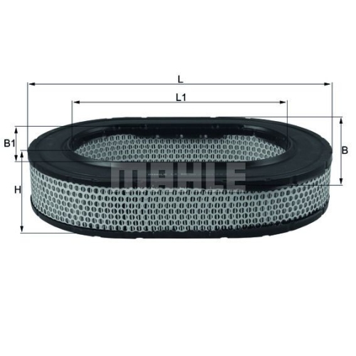 Luftfilter KNECHT LX 86 f&uuml;r FORD MERCEDES-BENZ