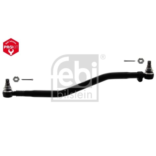 Febi Bilstein 35590 Lenkstange mit Kronenmuttern und Splinten, vom Lenkgetriebe zur 1. Vorderachse , 1 St&uuml;ck