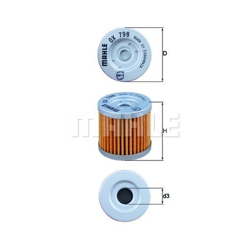 &Ouml;lfilter KNECHT OX 798 f&uuml;r KAWASAKI MOTORCYCLES SUZUKI MOTORCYCLES