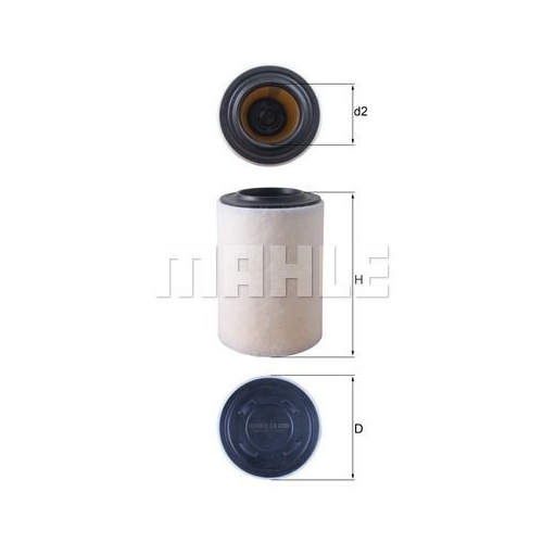 Luftfilter KNECHT LX 3286 f&uuml;r FIAT