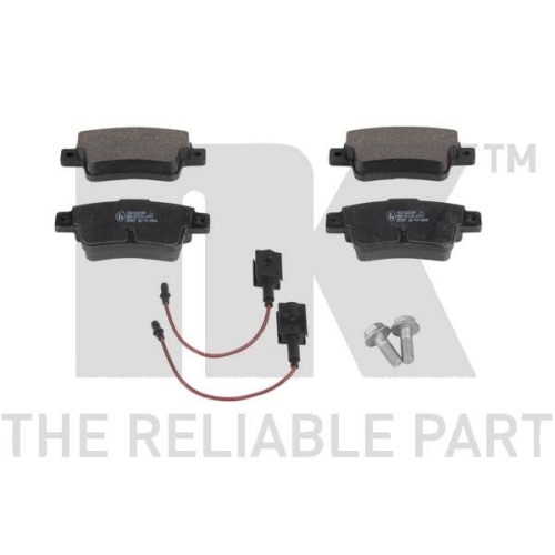 Bremsbelagsatz, Scheibenbremse NK 222391 f&uuml;r FIAT ABARTH, Hinterachse