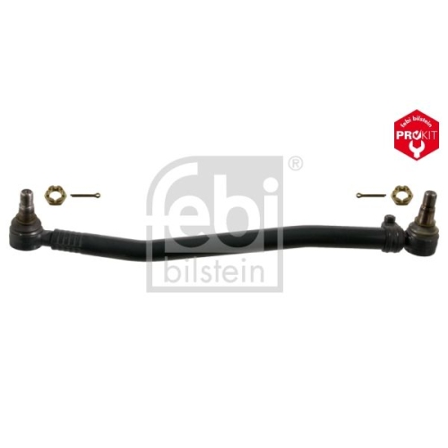 Febi Bilstein 39462 Lenkstange mit Kronenmuttern und Splinten, vom Lenkgetriebe zur 1. Vorderachse , 1 St&uuml;ck