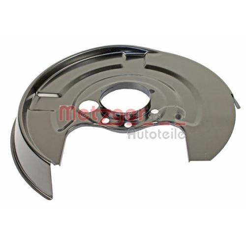 Spritzblech, Bremsscheibe METZGER 6115048 GREENPARTS f&uuml;r VAG, Hinterachse rechts