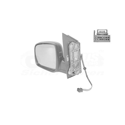 Au&szlig;enspiegel VAN WEZEL 5867807 * HAGUS * f&uuml;r VW, links