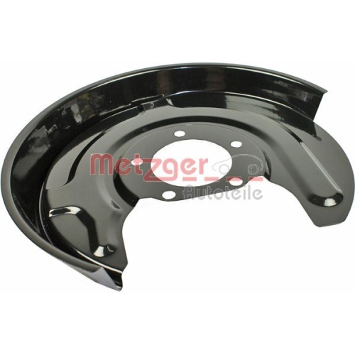 Spritzblech, Bremsscheibe METZGER 6115051 f&uuml;r VAG, Hinterachse links