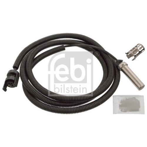 Febi Bilstein 106399 ABS-Sensor mit H&uuml;lse und Fett, 1 St&uuml;ck