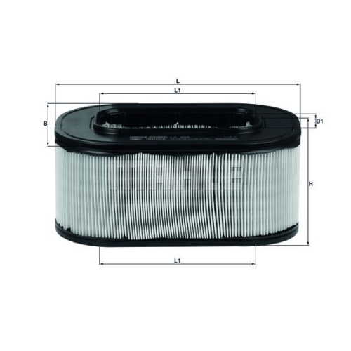 Luftfilter KNECHT LX 558 f&uuml;r MERCEDES-BENZ