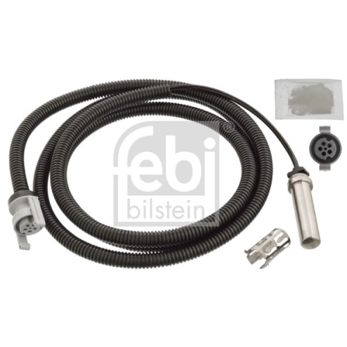 Febi Bilstein 106400 ABS-Sensor mit H&uuml;lse und Fett, 1 St&uuml;ck
