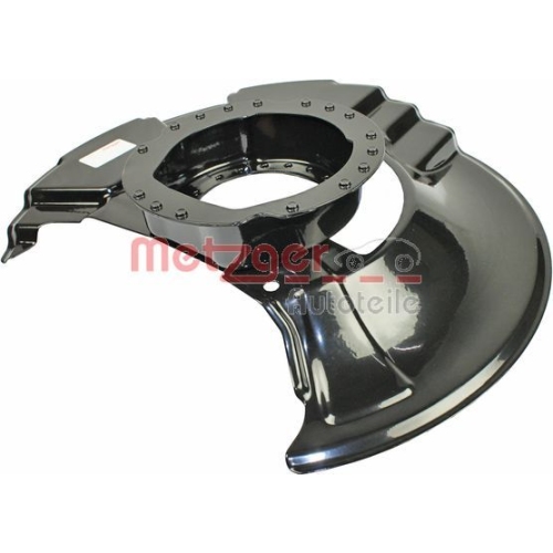 Spritzblech, Bremsscheibe METZGER 6115053 f&uuml;r BMW, Vorderachse links