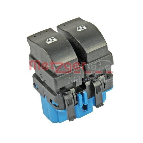 Schalter, Fensterheber METZGER 0916348 f&uuml;r RENAULT, fahrerseitig