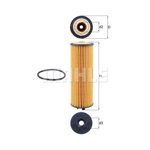 &Ouml;lfilter KNECHT OX 1155D f&uuml;r OPEL VAUXHALL CHEVROLET