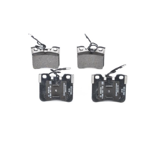 Bremsbelagsatz, Scheibenbremse BOSCH 0 986 461 130 f&uuml;r CITRO&Euml;N PEUGEOT