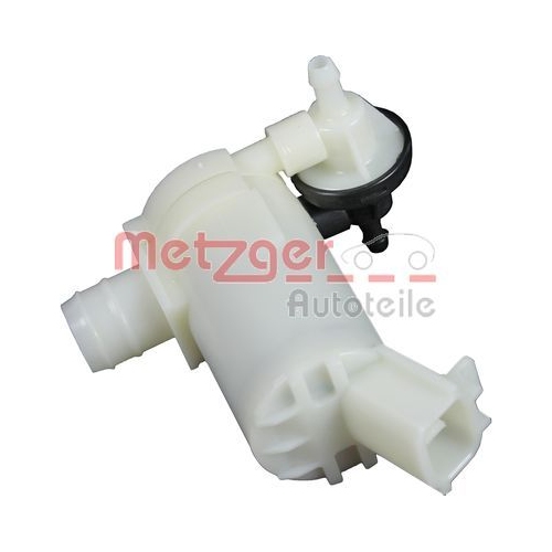 Waschwasserpumpe, Scheibenreinigung METZGER 2220062 f&uuml;r MITSUBISHI, vorne