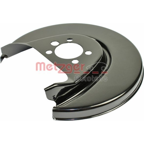 Spritzblech, Bremsscheibe METZGER 6115055 f&uuml;r VAG, Hinterachse links