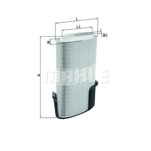 Luftfilter KNECHT LX 1009/6 f&uuml;r PORSCHE