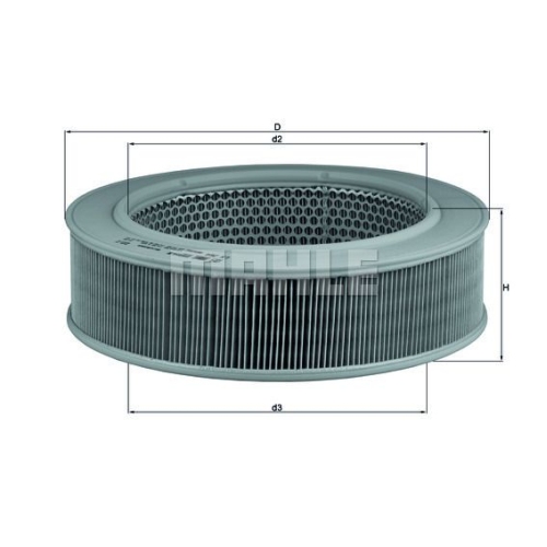 Luftfilter KNECHT LX 264 f&uuml;r FORD GMC MERCEDES-BENZ