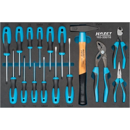 Werkzeugsatz HAZET 163-330/16 Safety-Insert-System f&uuml;r
