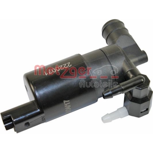 Waschwasserpumpe, Scheibenreinigung METZGER 2220071 GREENPARTS f&uuml;r PEUGEOT